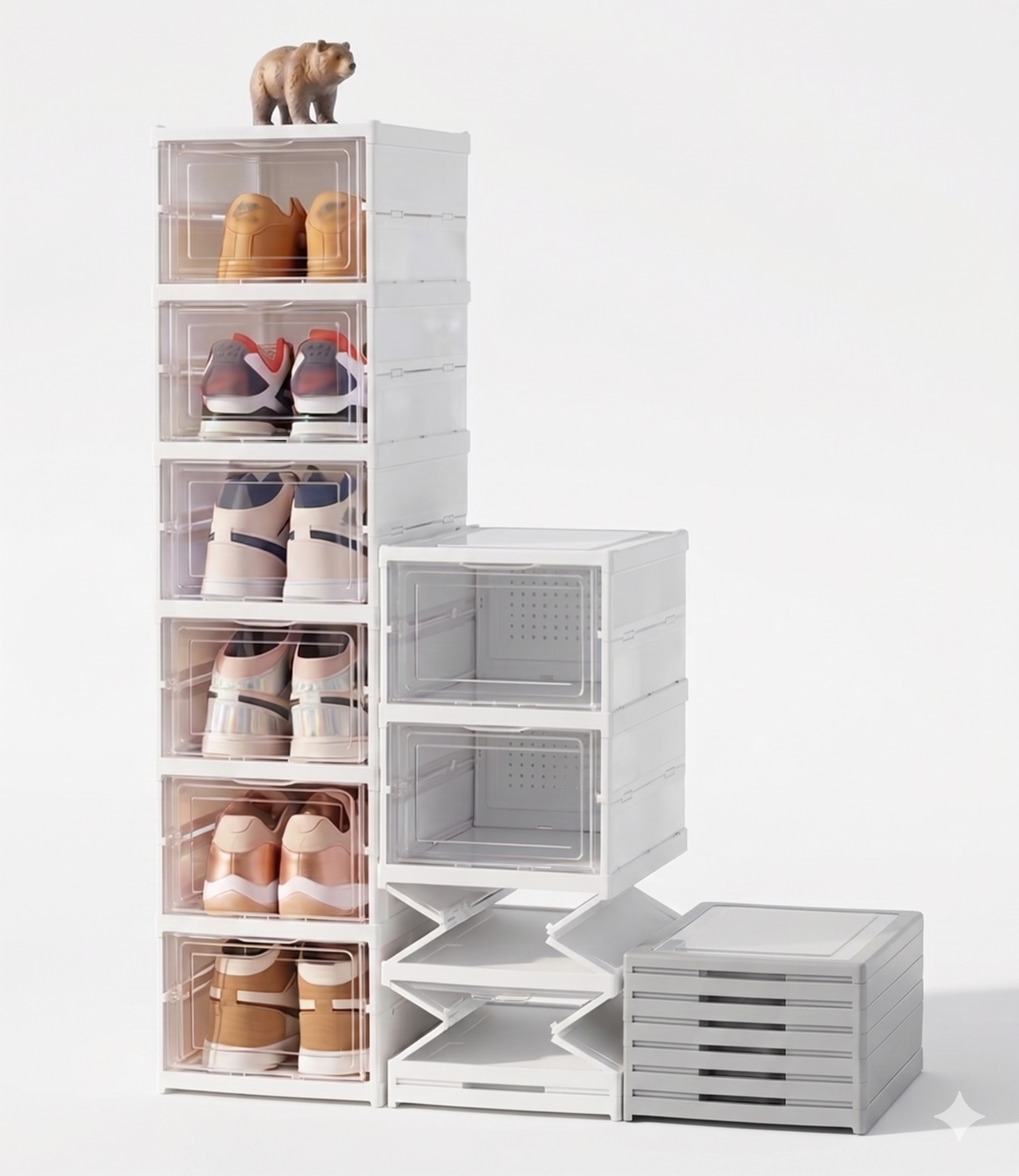 Foldable Multi-Storage Box - 6 Tier